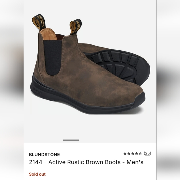 Blundstone Men's Rustic Brown Chelsea Boots - Picture 11 of 12